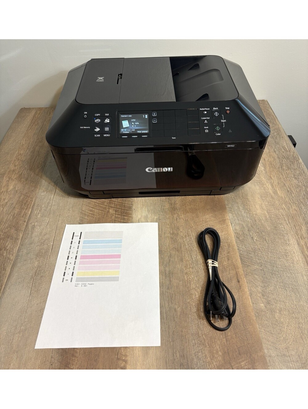 Canon PIXMA MX922 Wireless Office All-in-One Printer - Duplex Color w/ ink Great